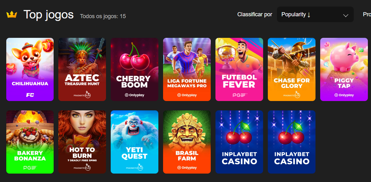 Inplaybet Slots Providers